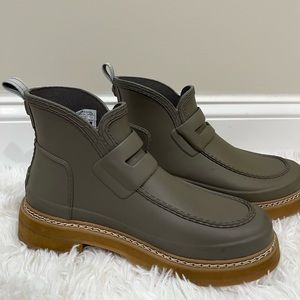 Hunter Refined Stitch loafer boots